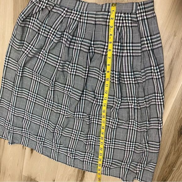 Vintage Innervisions by Shipshore Plaid Skirt Dark Academia - Picture 6 of 8